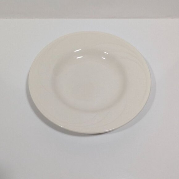 Syracuse Cascade Flint White Ceramic Pasta Dinner Plate 12 inch - Picture 1 of 9